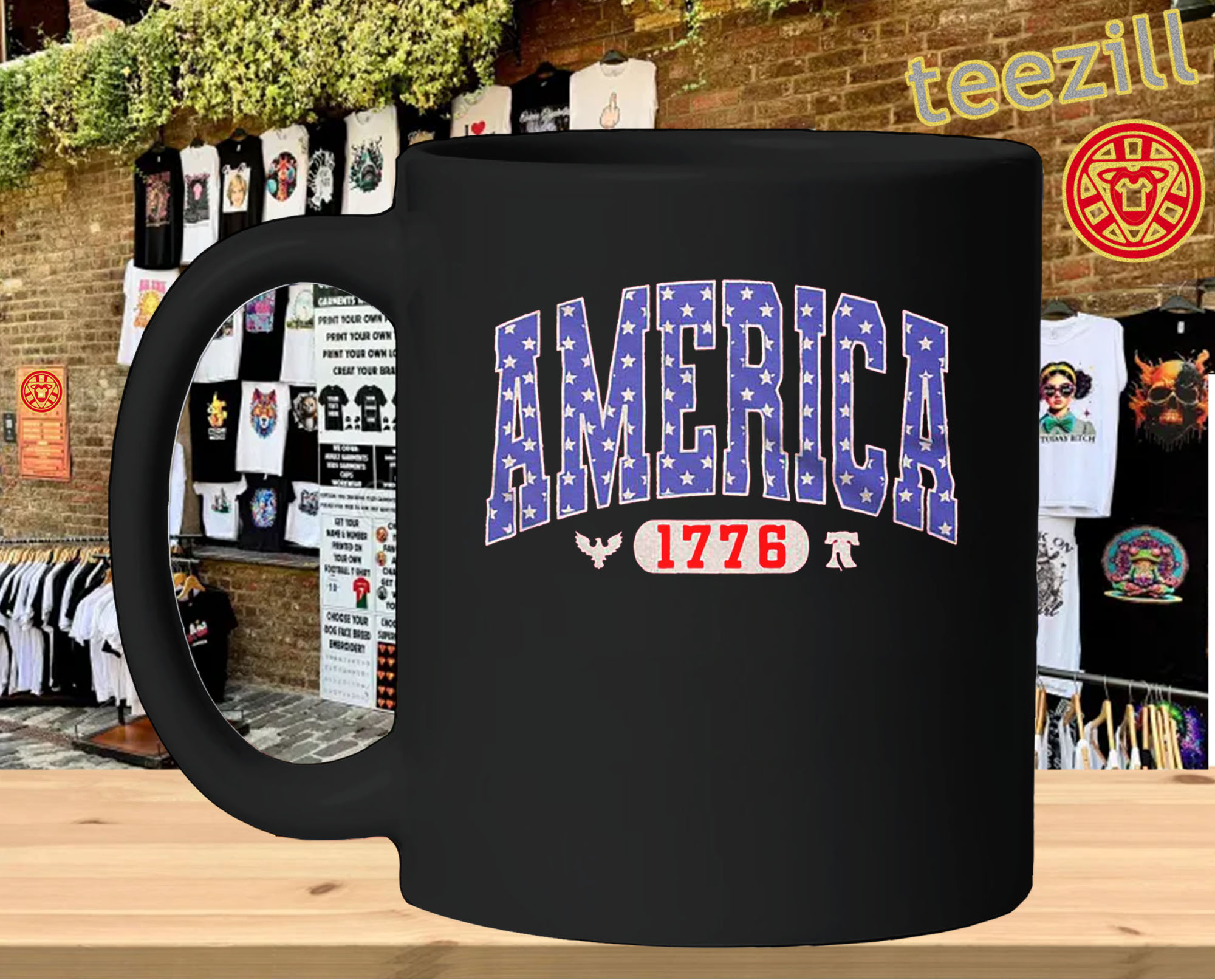America 1776 Vintage Arch mug