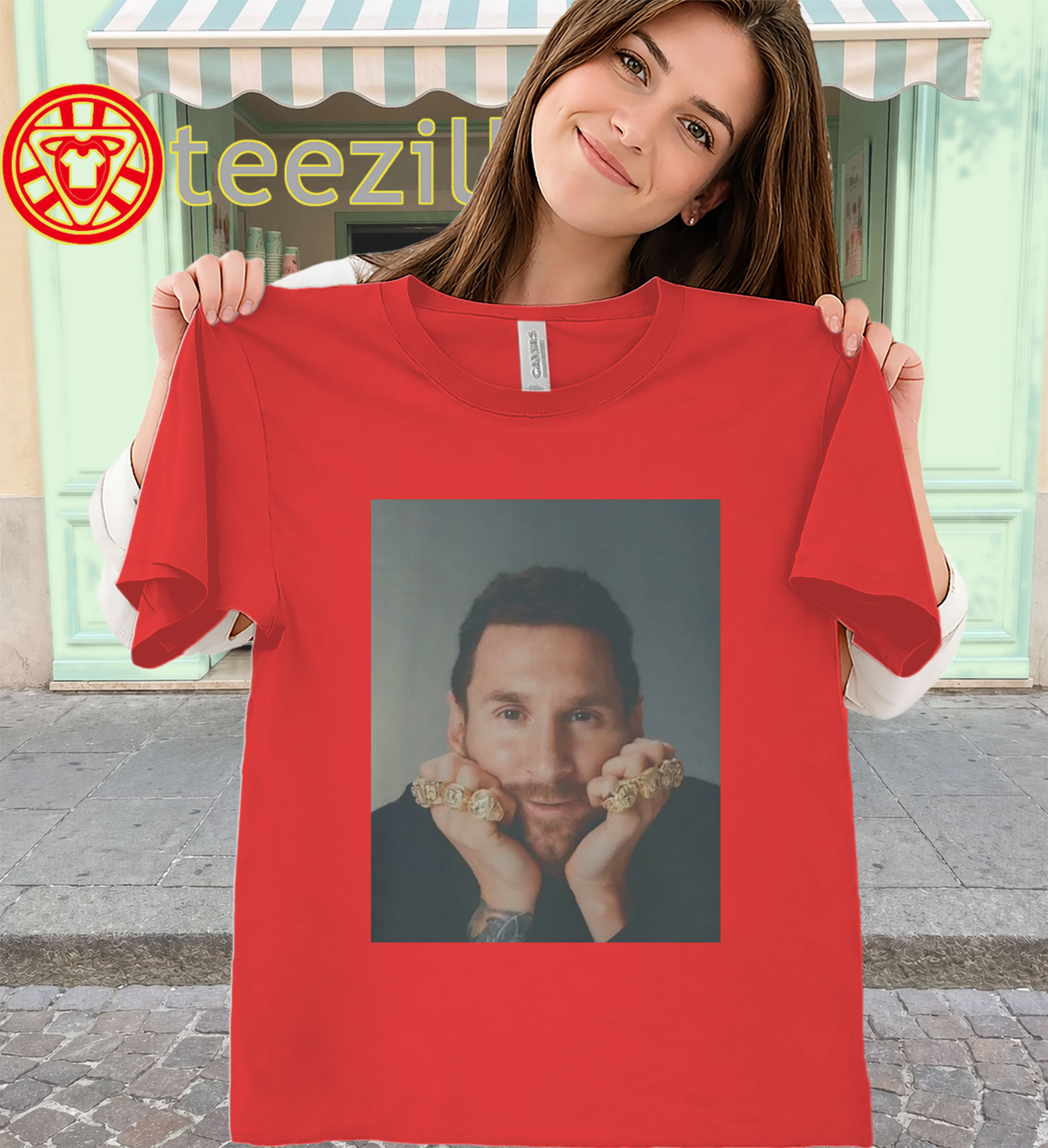 Antonela Roccuzzo Messi Shirt – Fan Gear classic