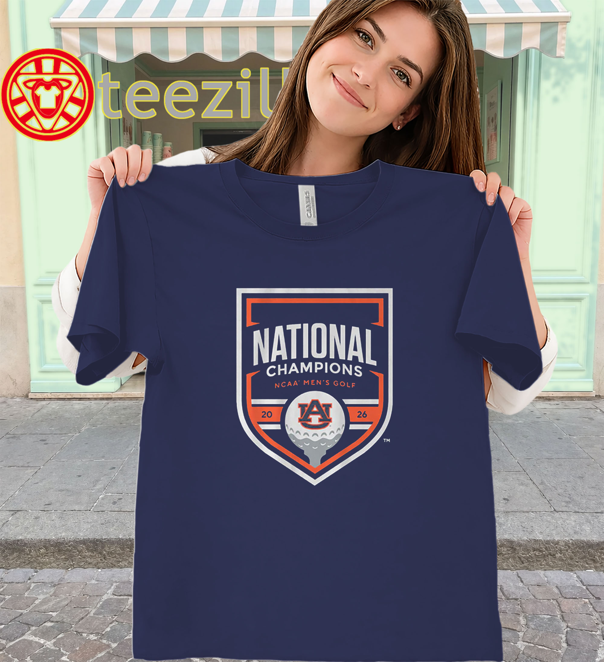 Auburn Men's Golf Logo Shirt