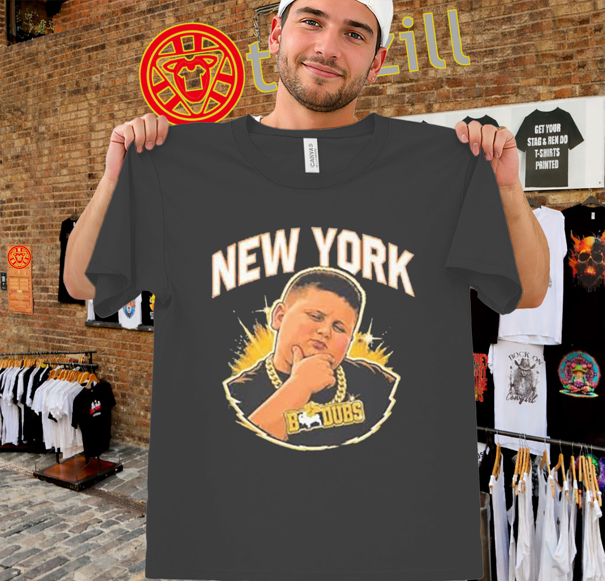 BWWings New York My Garden Is Square Shirt - Basketball Fan unisex