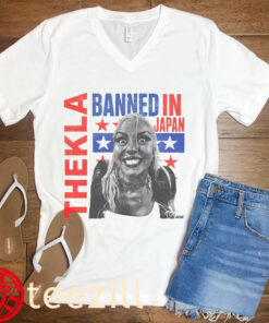 Banned In Japan Shirt – Thekla Wrestling Statement PostersVneck