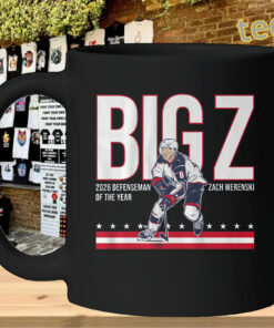 Big Z 2026 – Zach Werenski Defenseman of the Year mug