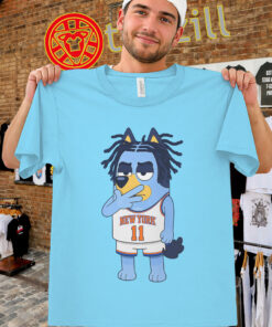 Bluey Brunson Shirt - Jalen Brunson Knicks Fan Cartoon Tee unisex