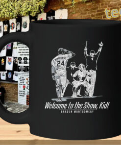Braden Montgomery Shirt - Welcome to the Show Kid Walk Off Tee mug