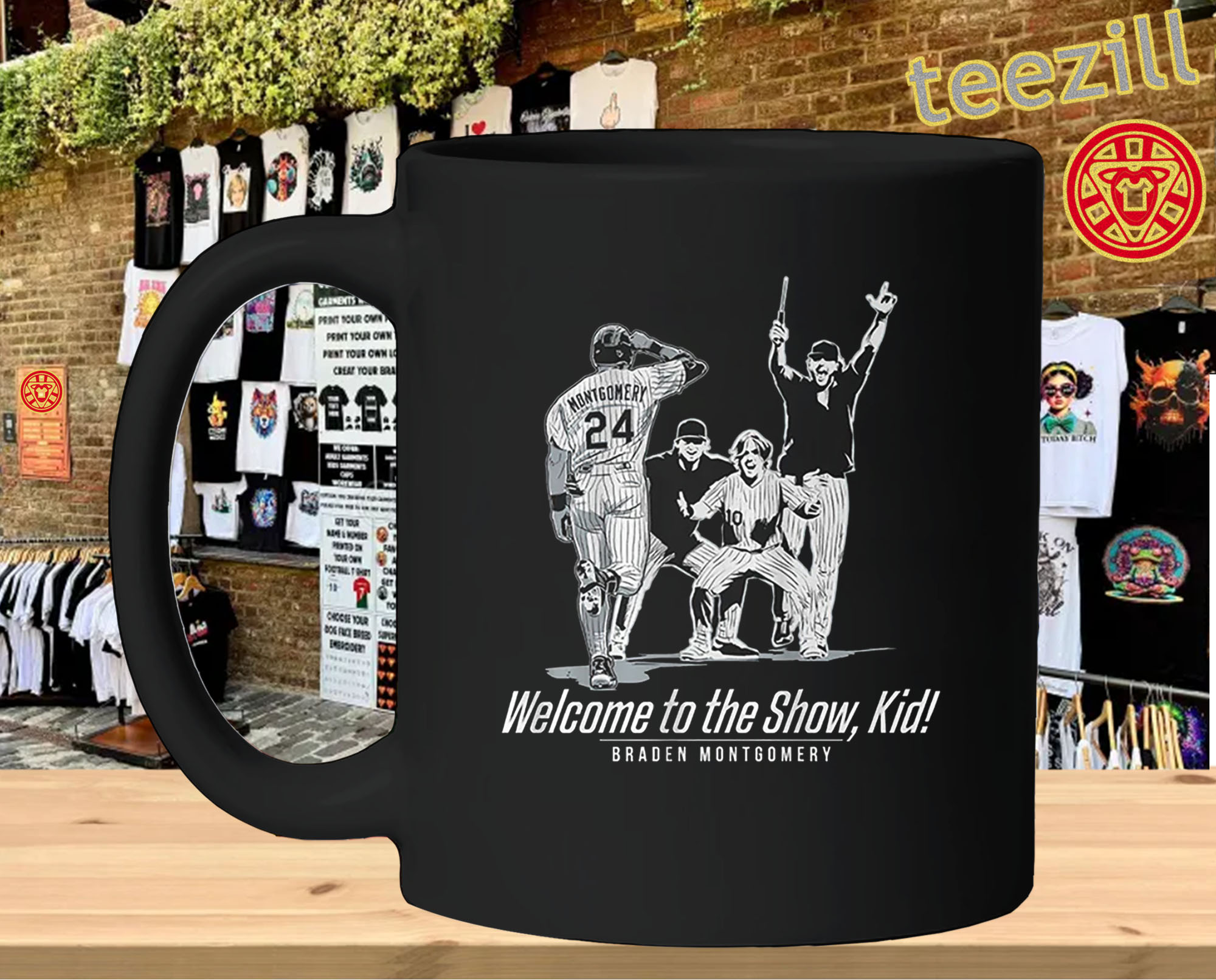 Braden Montgomery Shirt - Welcome to the Show Kid Walk Off Tee mug