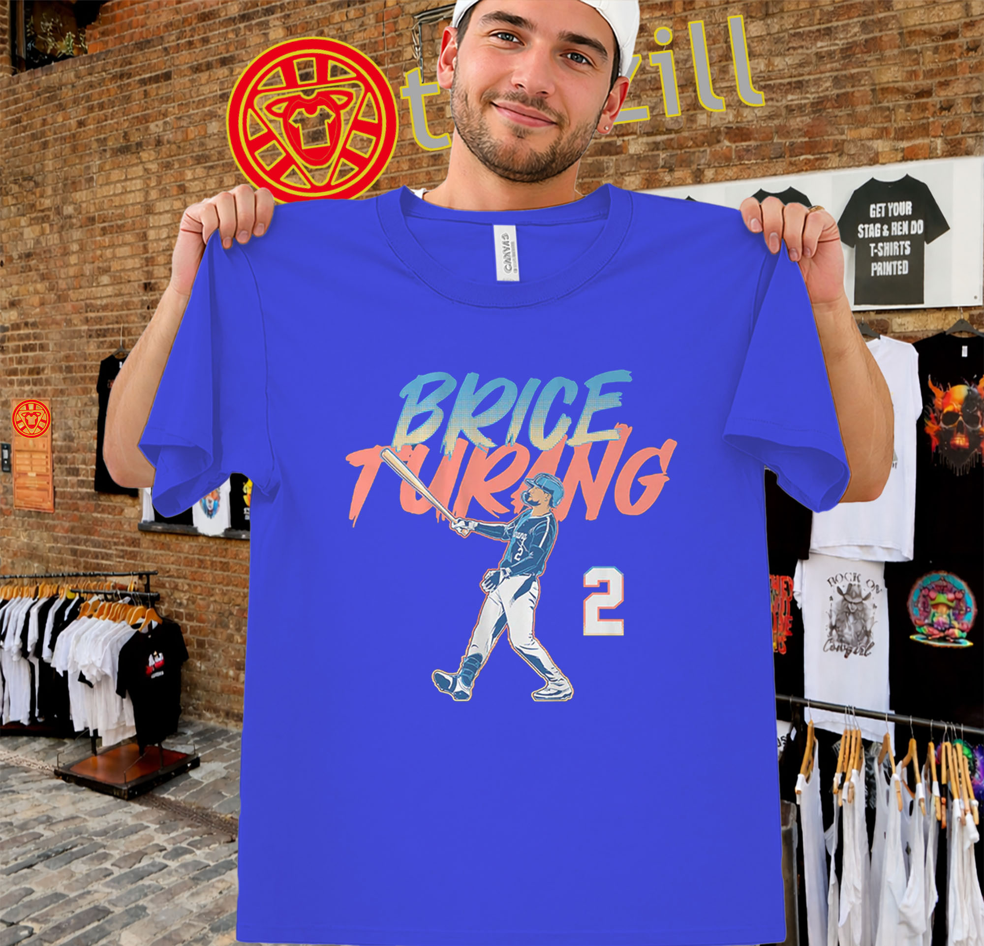 Brice Turang Shirt - Milwaukee No 2 Baseball Tee