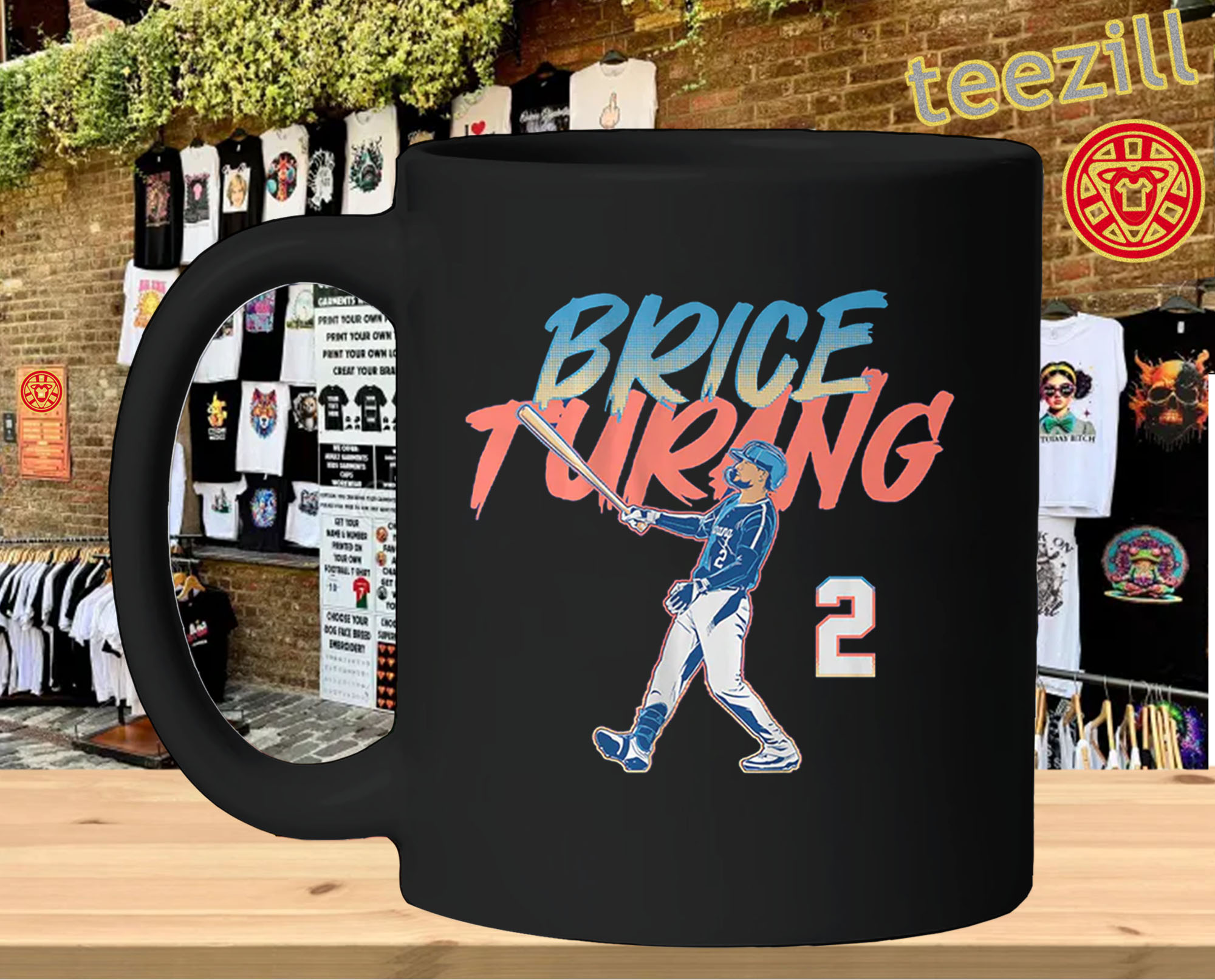 Brice Turang Shirt - Milwaukee No 2 Baseball mug