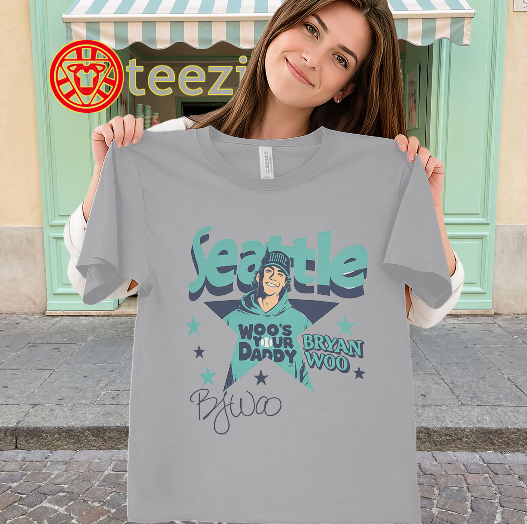 Bryan Woo Shirt - Woo's Your Daddy Seattle Baseball Tee