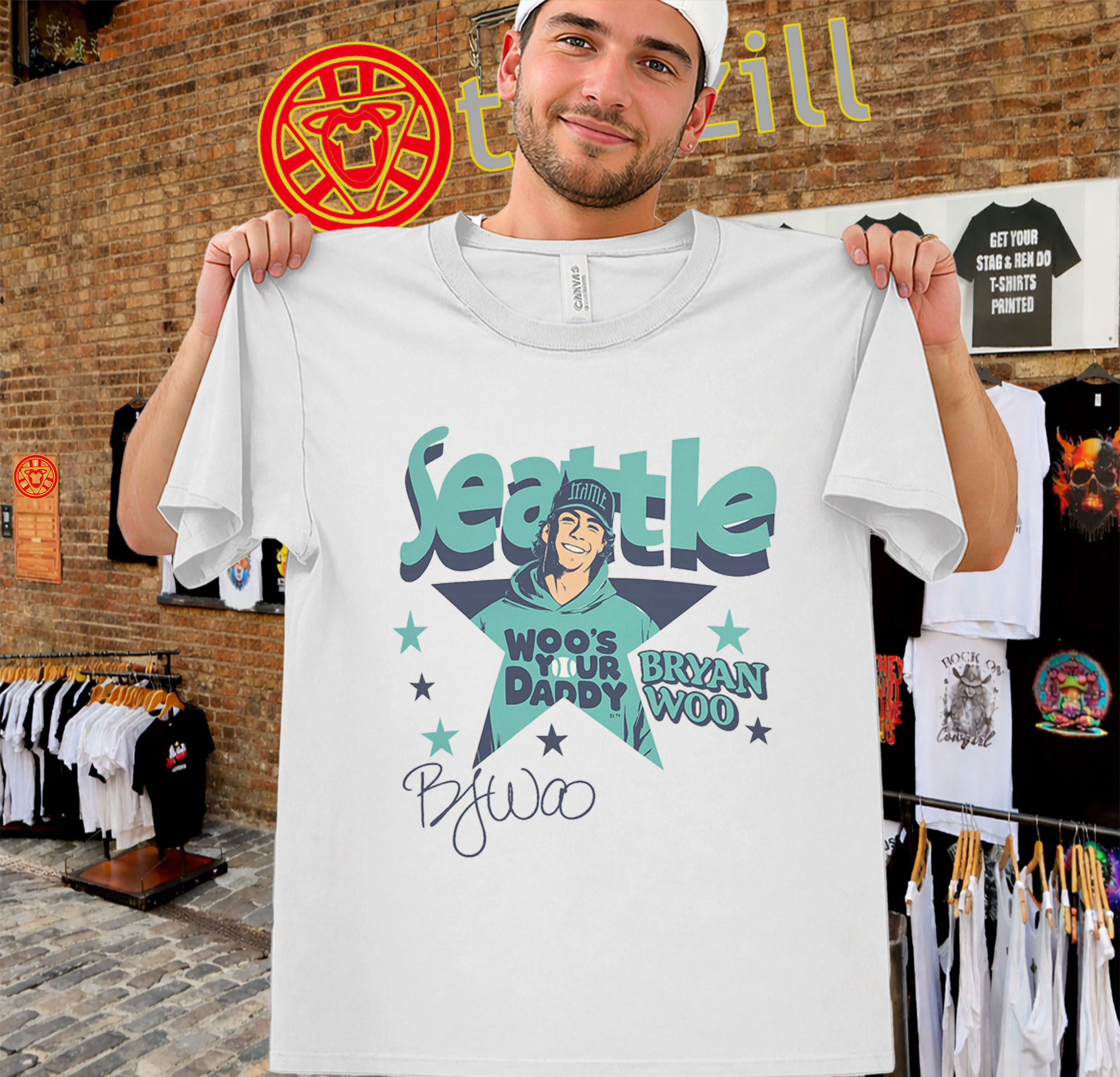 Bryan Woo Shirt - Woo's Your Daddy Seattle Baseball unisex
