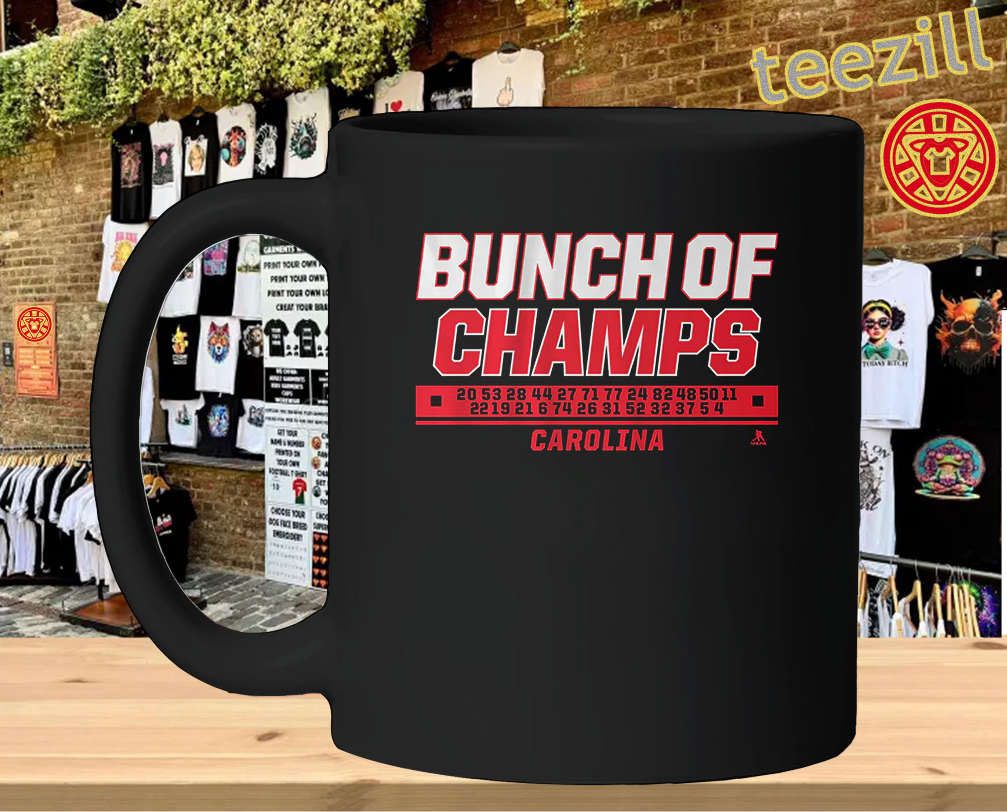 Bunch of Jerks to Bunch of Champs Shirt - Carolina Hockey mug