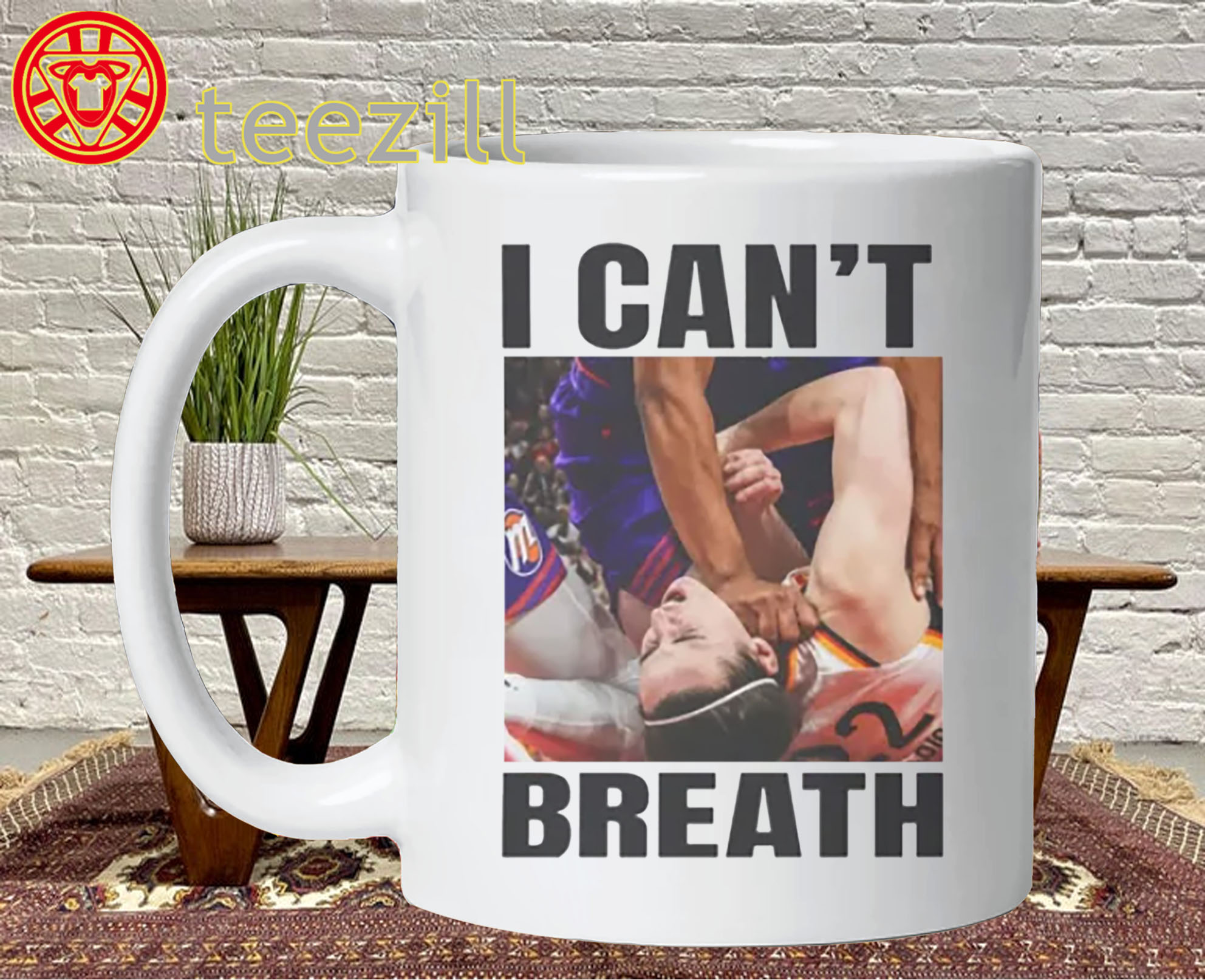 Caitlin Clark I Can't Breathe Shirt – Viral WNBA Moment Graphic Mug