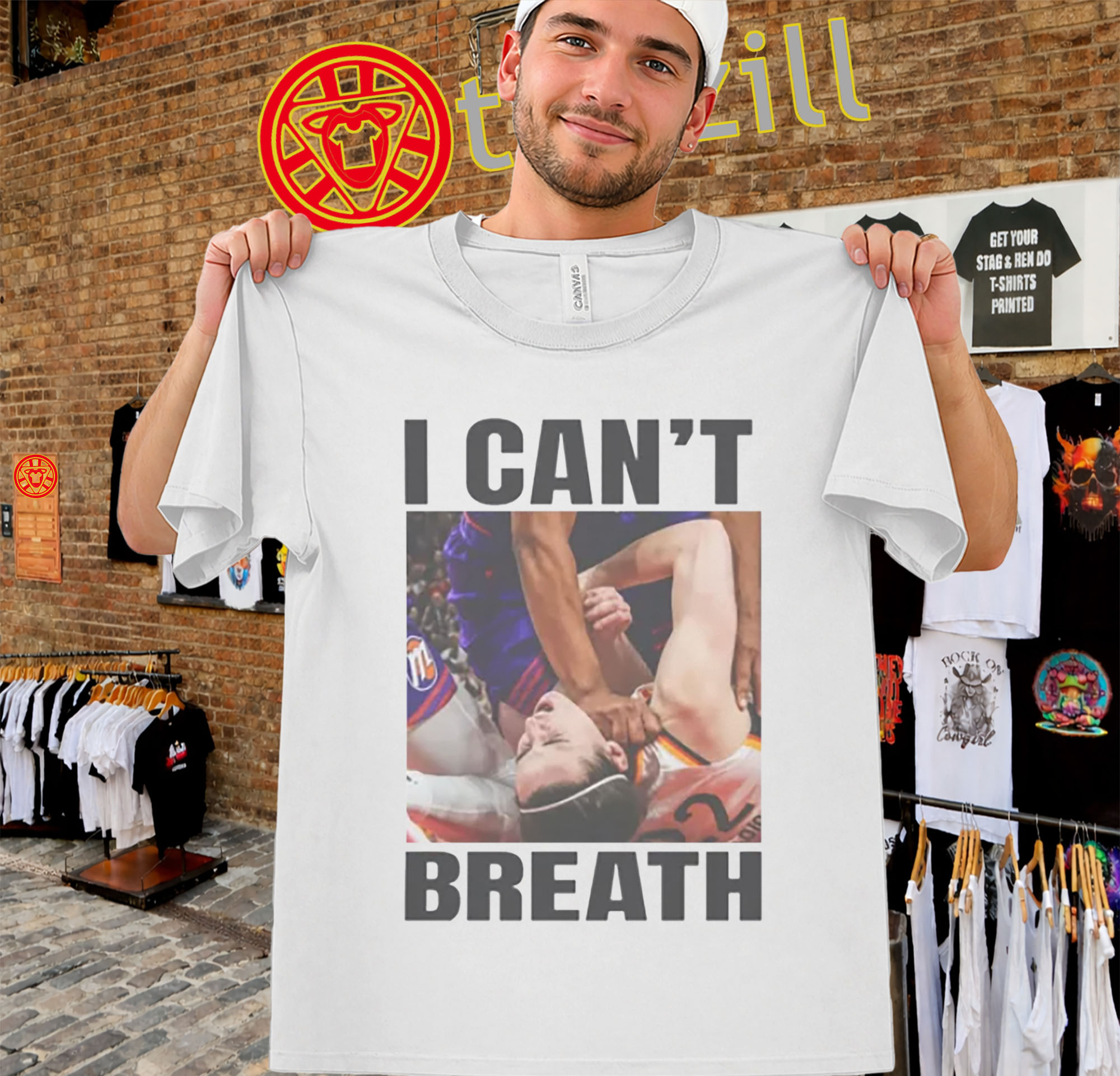 Caitlin Clark I Can't Breathe Shirt – Viral WNBA Moment Graphic