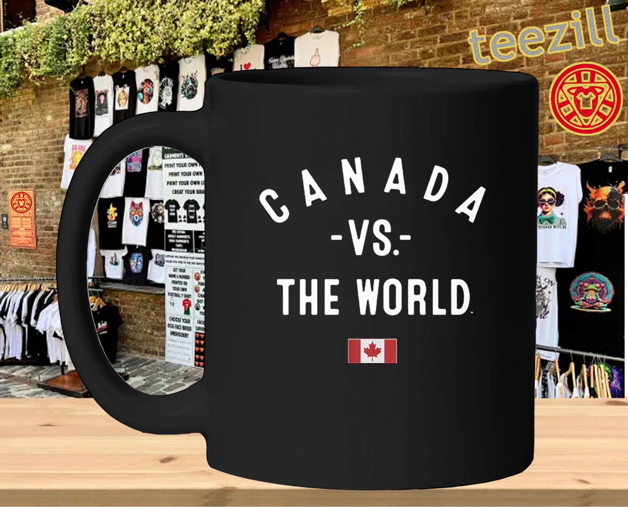 Canada vs The World Tee - Team Canada Fan mug
