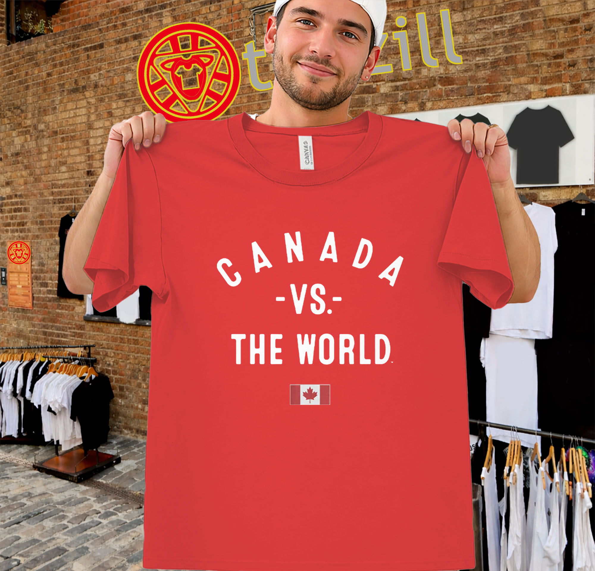 Canada vs The World Tee - Team Canada Fan