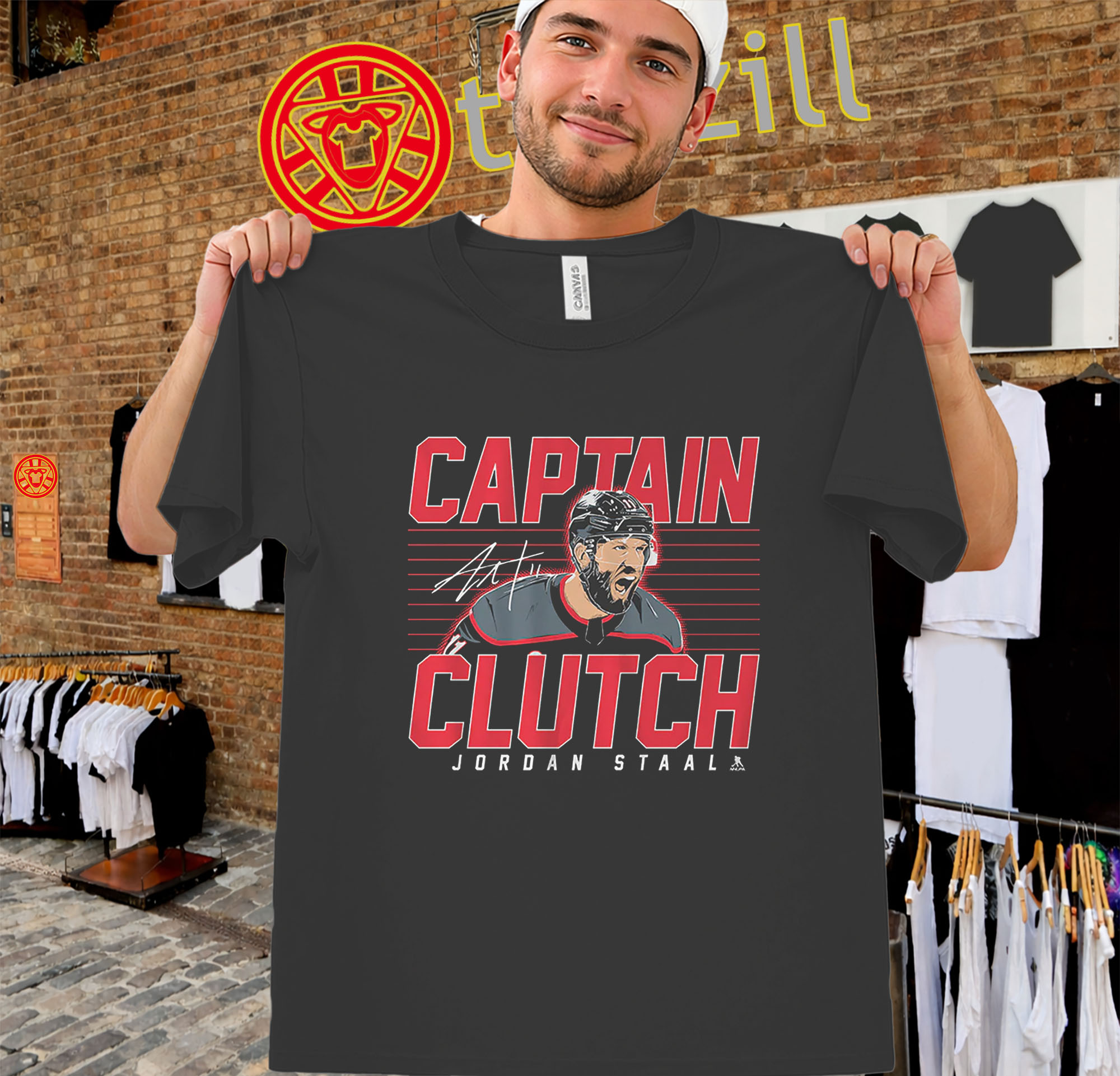 Captain Clutch Shirt - Jordan Staal Carolina Hurricanes Hockey