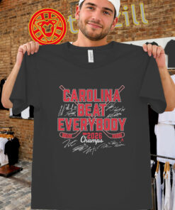 Carolina Beat Everybody 2026 Champs Shirt - Hockey Champions Tee