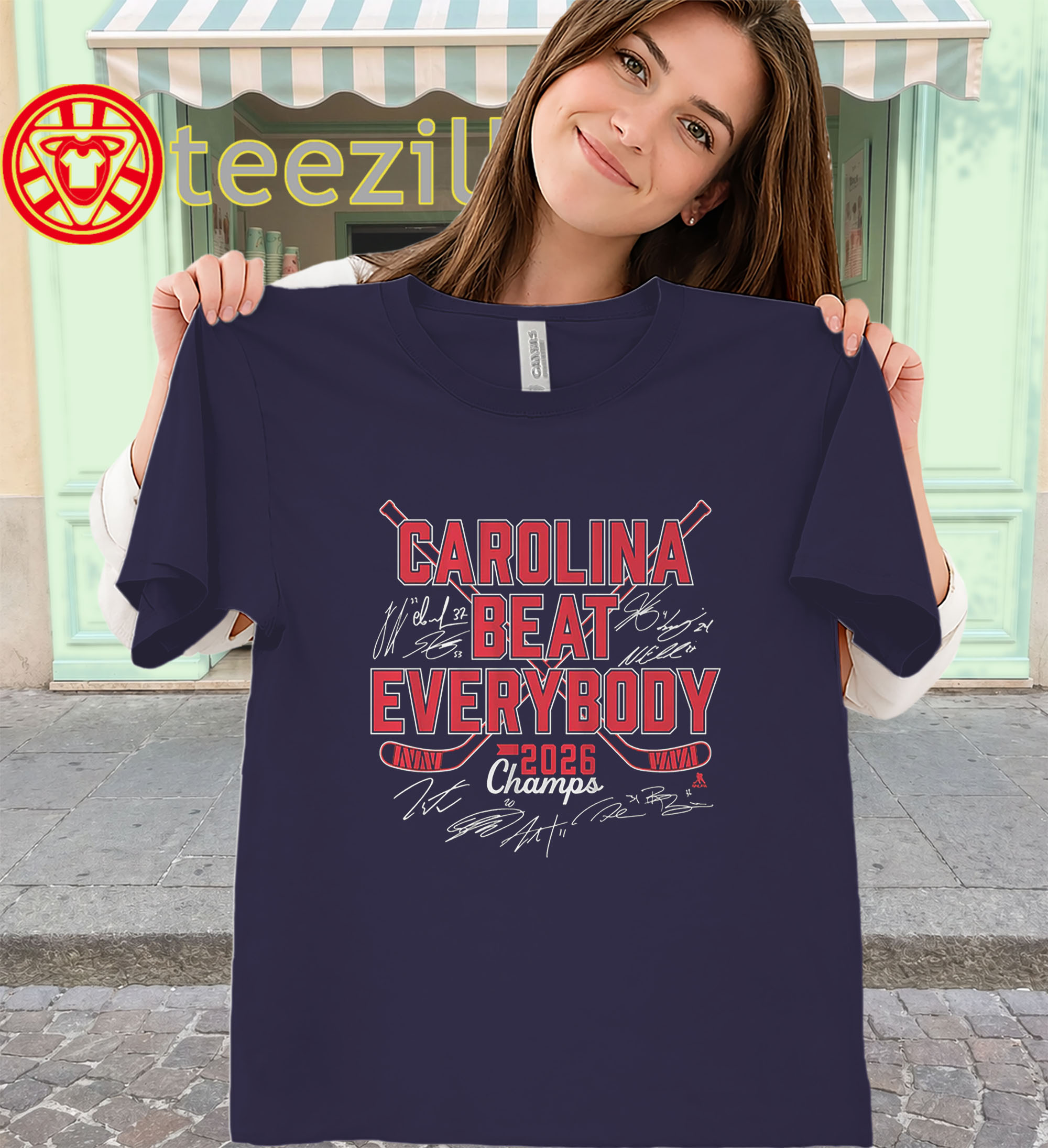 Carolina Beat Everybody 2026 Champs Shirt - Hockey Champions Tee classic