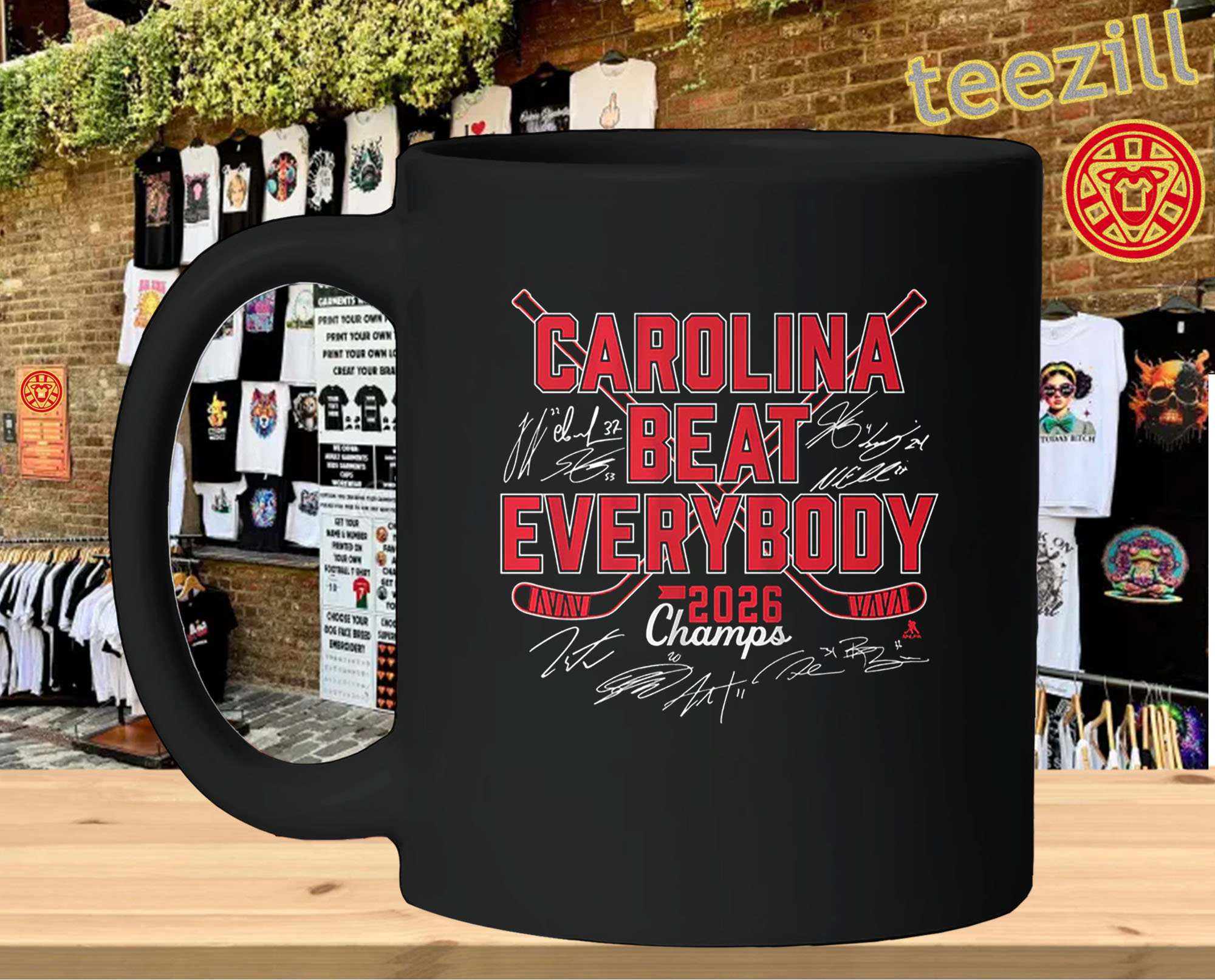 Carolina Beat Everybody 2026 Champs mug