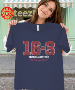 Carolina Hockey 16-3 Champs Shirt - Dominant 2026 Playoff Run-classic