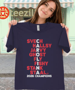 Carolina Hockey Names 2026 Champs Shirt - Carolina World Champs Tee-classic