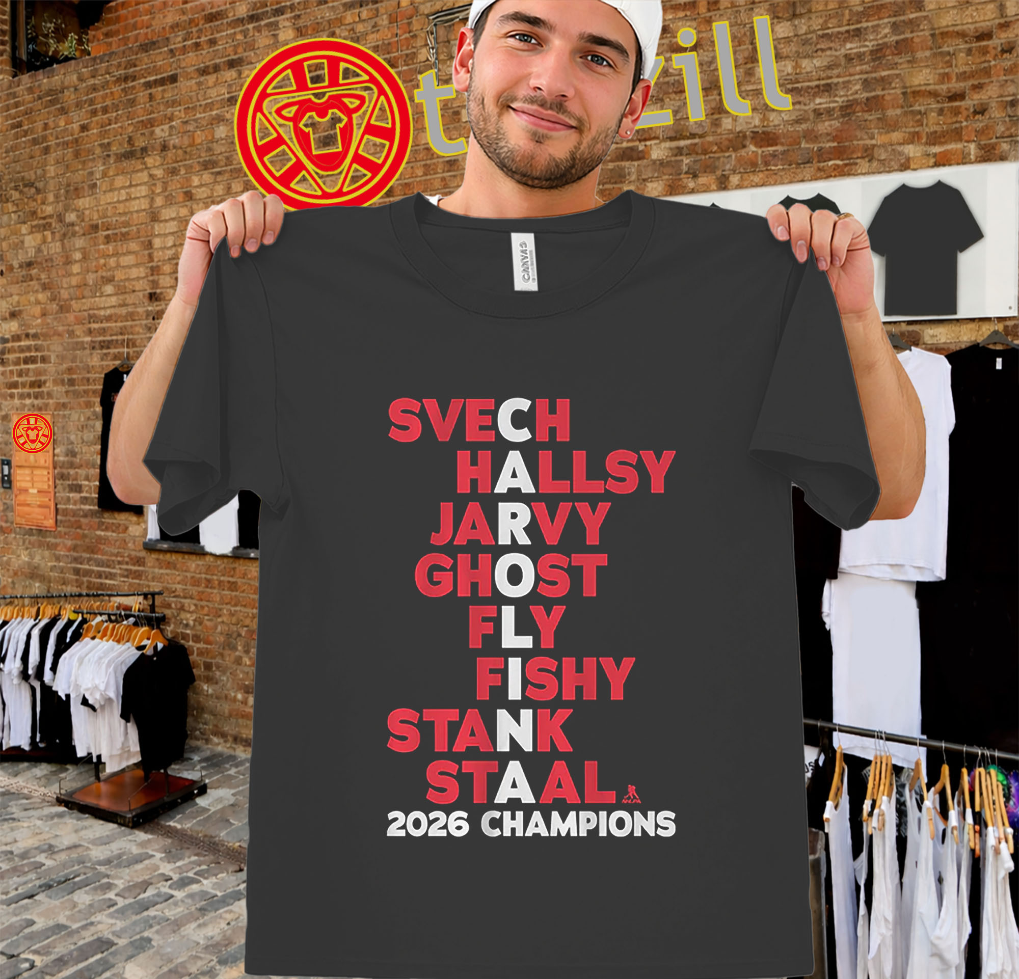 Carolina Hockey Names 2026 Champs Shirt - Carolina World Champs Tee