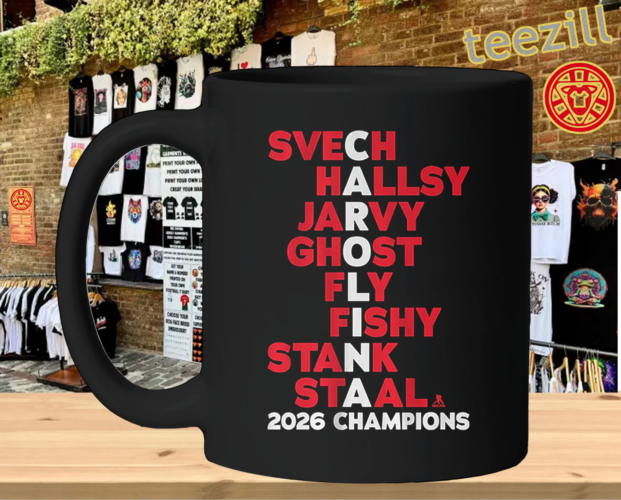 Carolina Hockey Names 2026 Champs mug