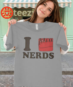 Cat Valentine I Heart Nerds Shirt - Viral TikTok Trend Tee-classic