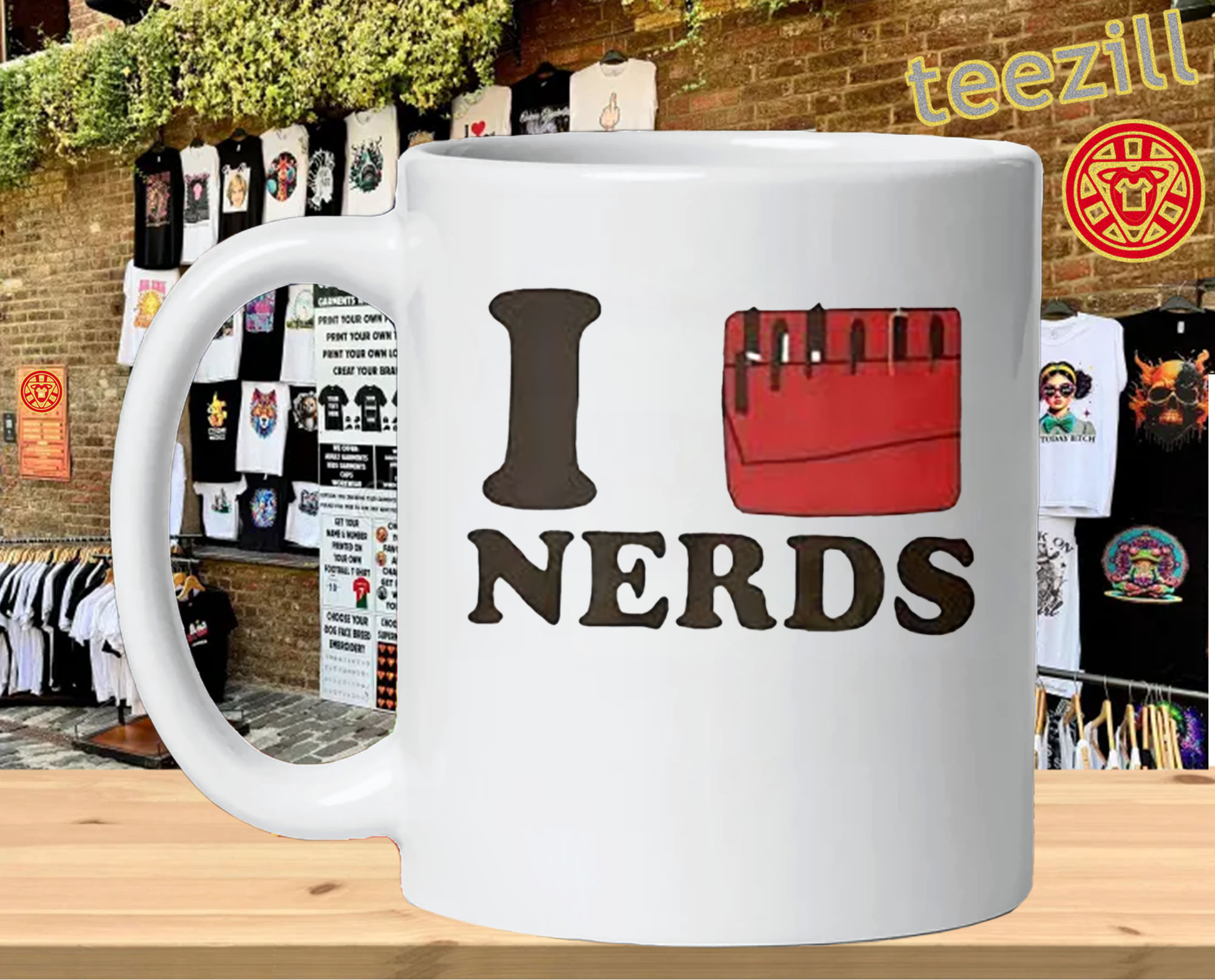 Cat Valentine I Heart Nerds Shirt - Viral TikTok Trend mug