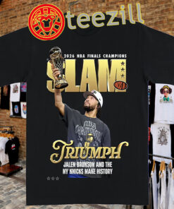 Alternative view of Jalen Brunson SLAM Cover Shirt - Knicks Finals MVP Champion