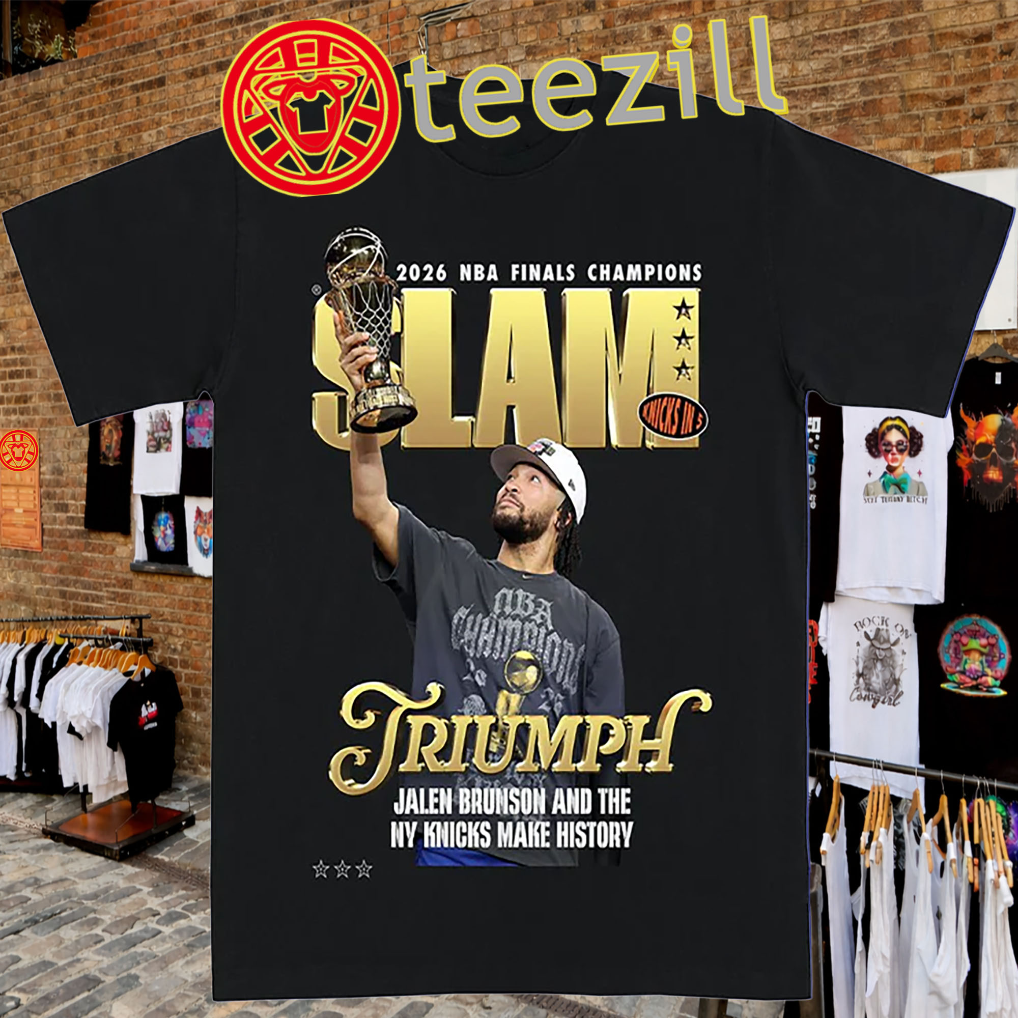 Jalen Brunson SLAM Cover Shirt - Knicks Finals MVP Champion - Image 2