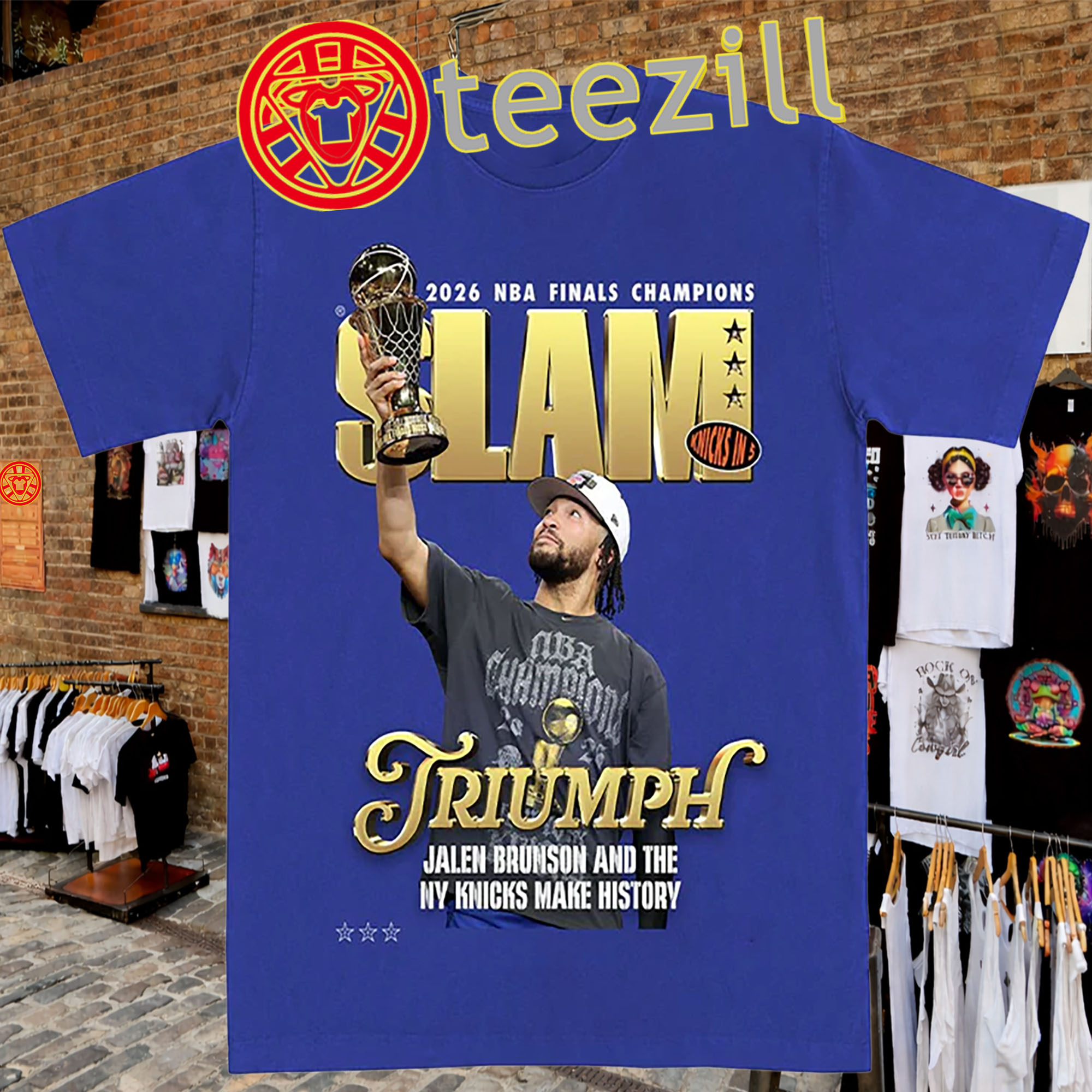 Jalen Brunson SLAM Cover Shirt - Knicks Finals MVP Champion
