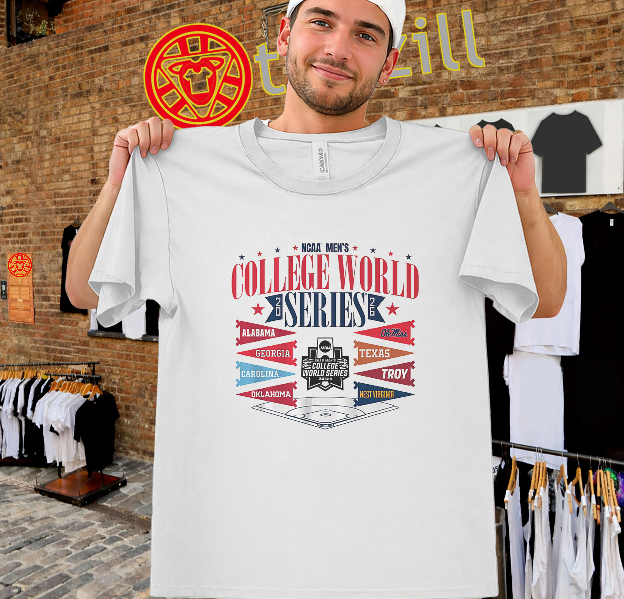 College World Series 2026 Shirt - All Eight Omaha Teams Tee