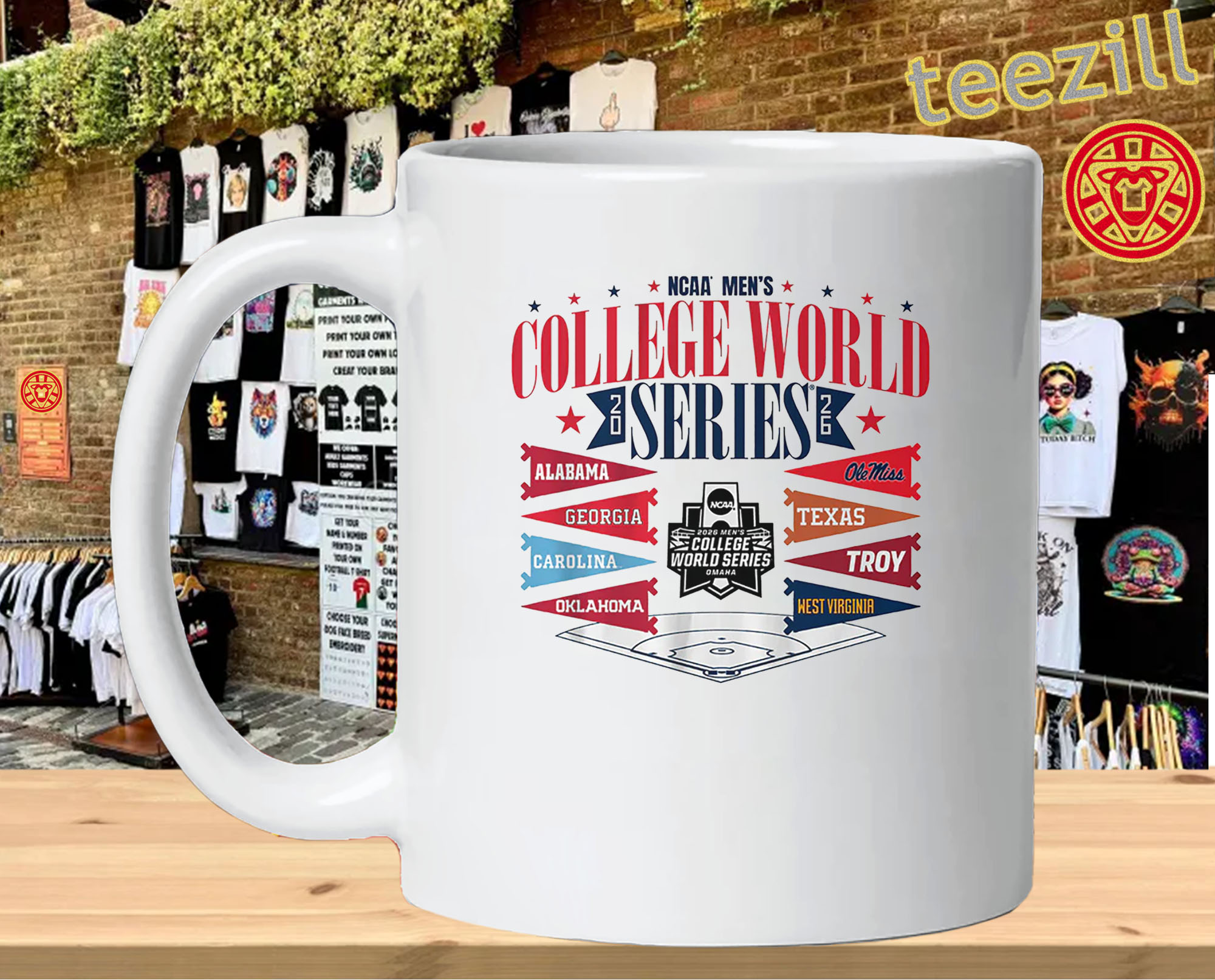 College World Series 2026 Shirt - All Eight Omaha Teams mug