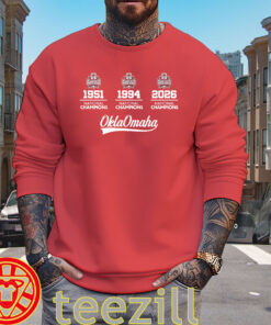 College World Series Champions Shirt - Oklahoma Baseball 3-Time National 2026