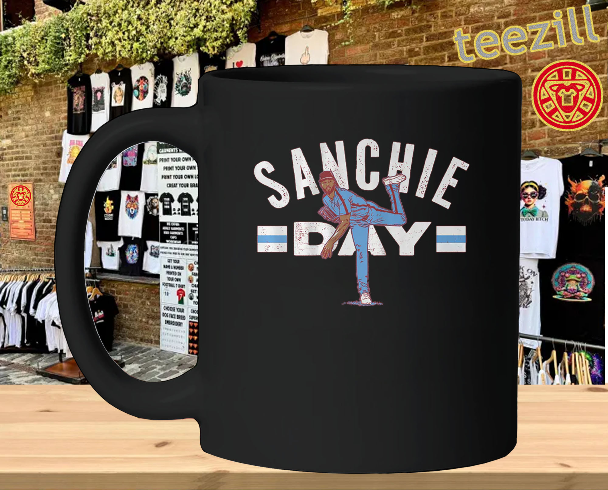 Cristopher Sanchez Philly Baseball - Sanchie Day mug