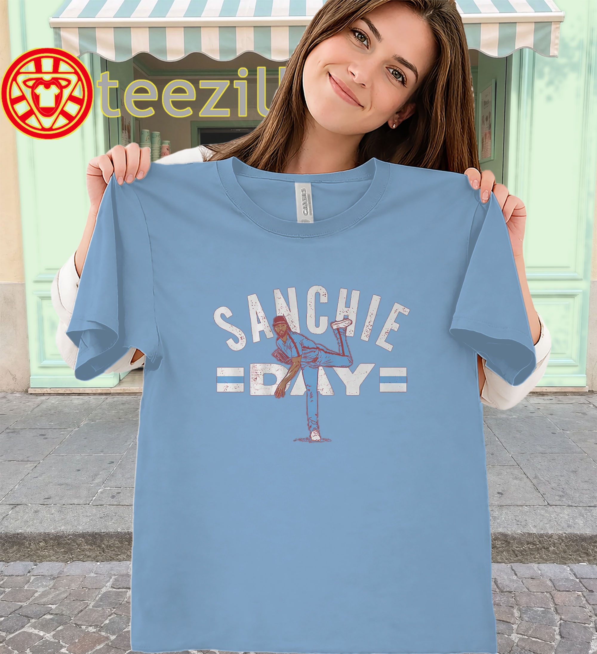 Cristopher Sanchez Philly Baseball Shirt - Sanchie Day Tee classic