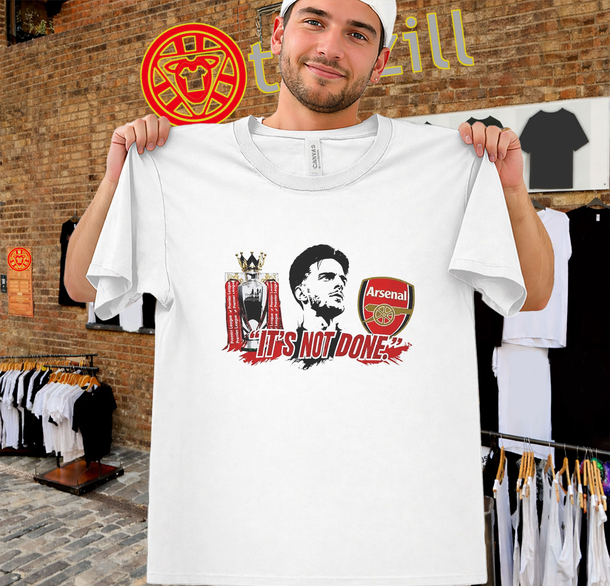Declan Rice It's Not Done Shirt – Football Graphic Tee