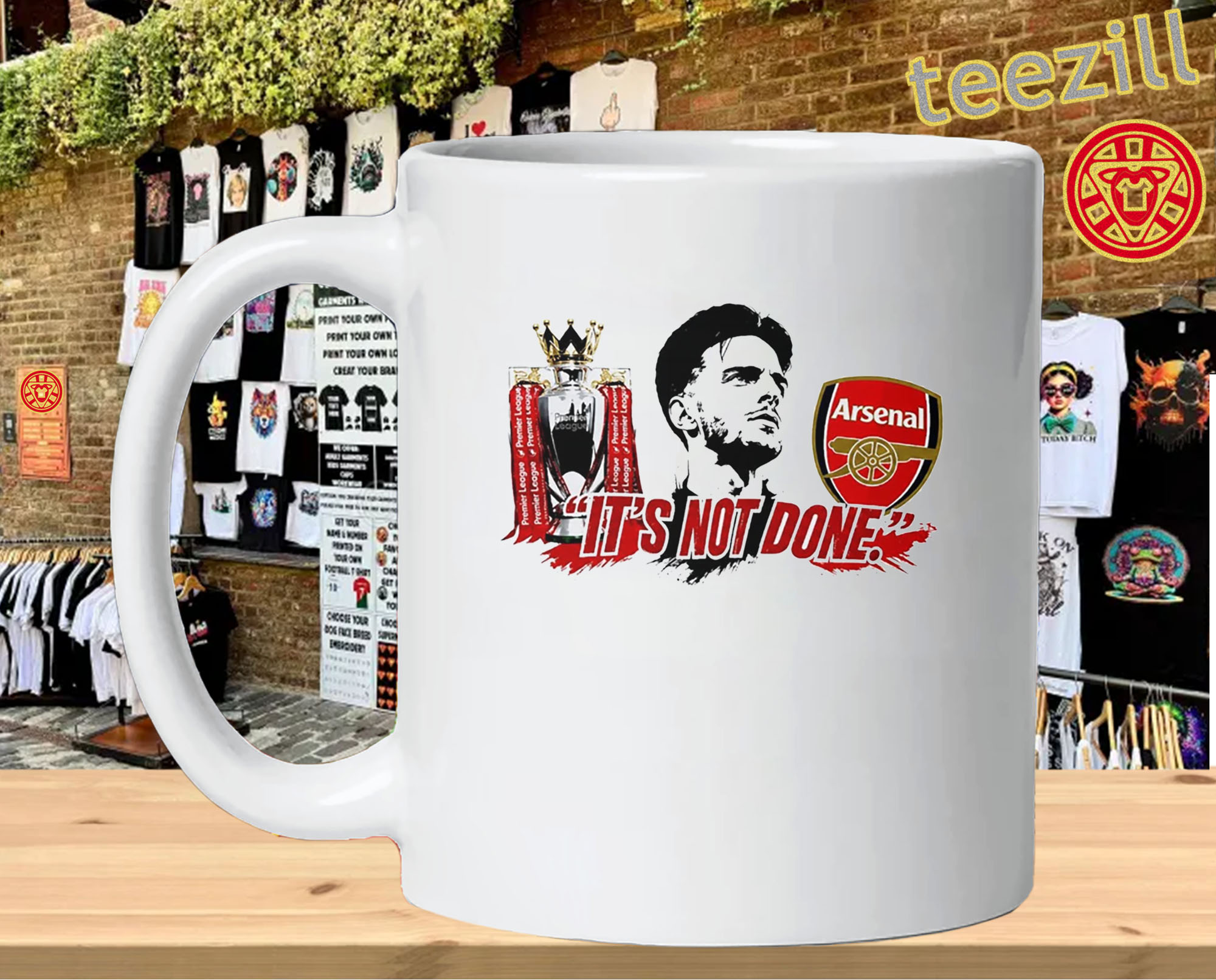 Declan Rice It's Not Done – Football Graphic mug