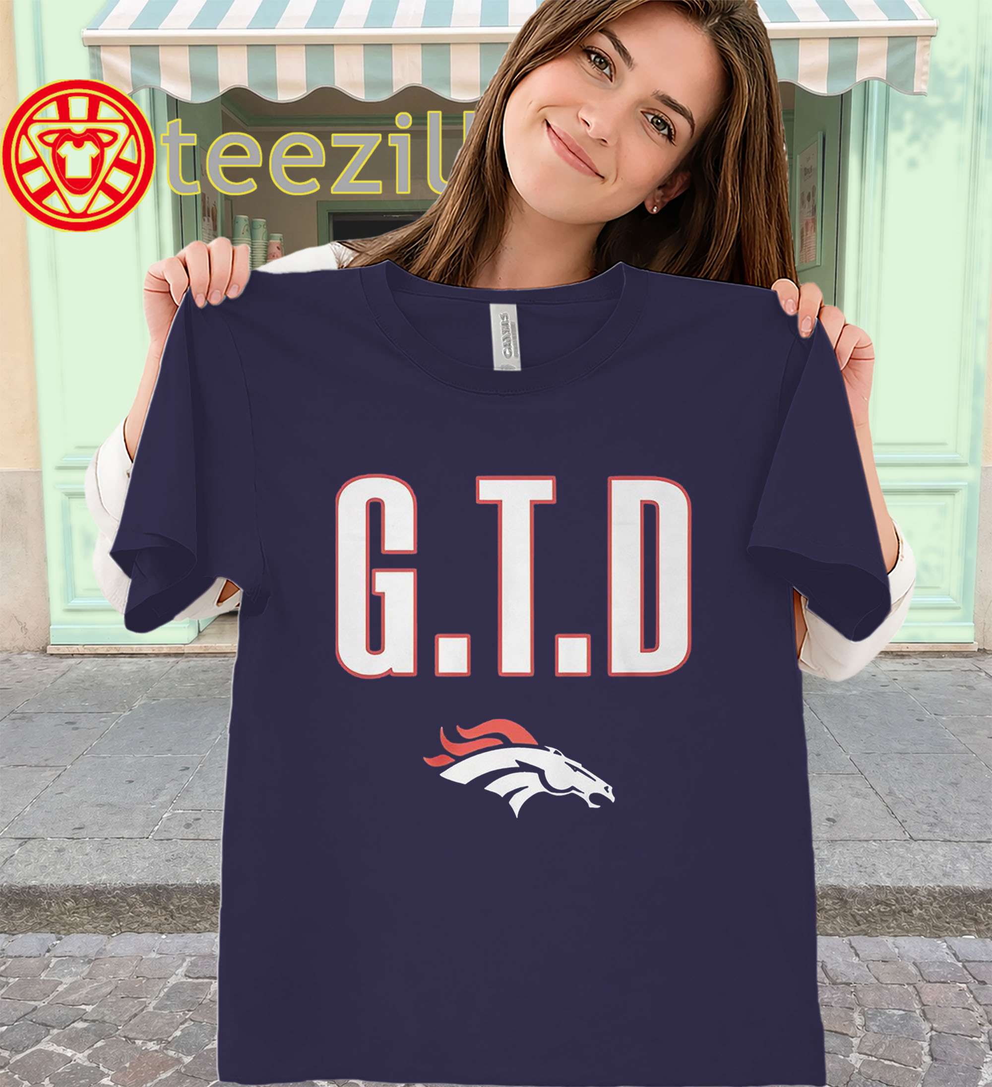 Denver Broncos GTD Game Day Shirt Football Fan Tee - Broncos Nation Style classic
