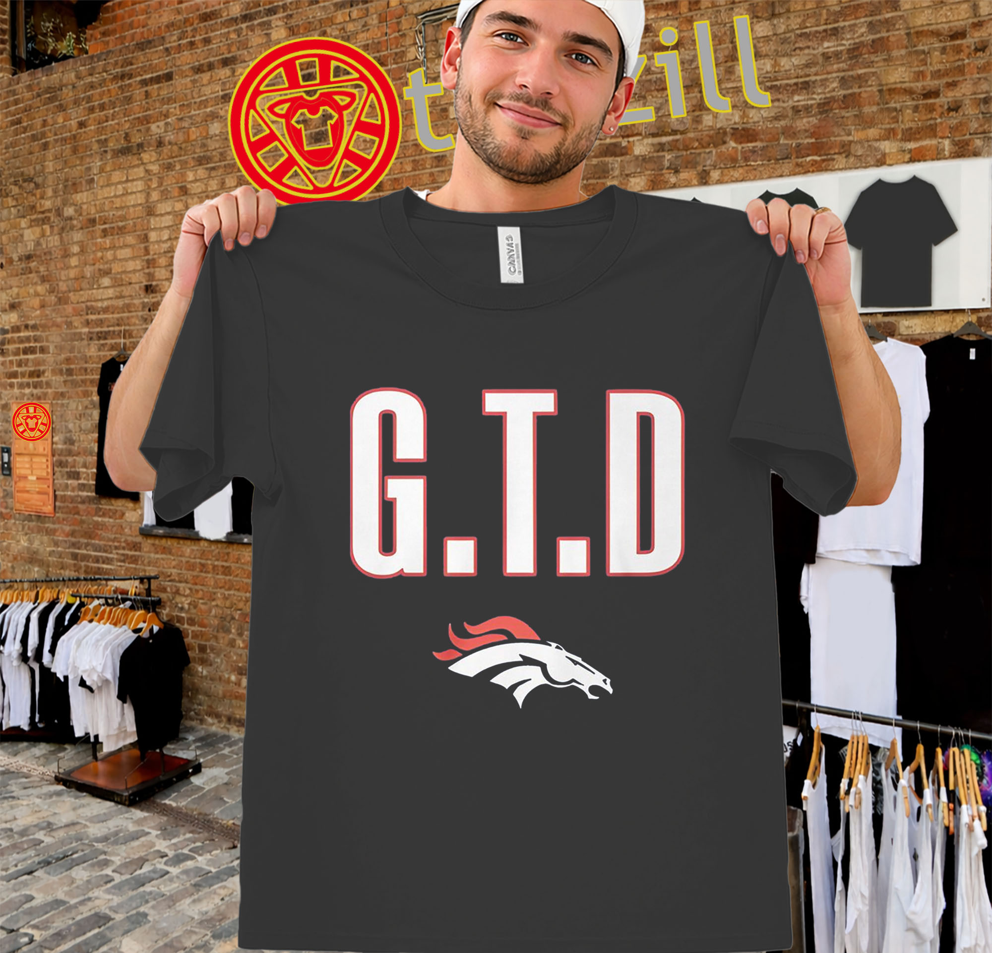 Denver Broncos GTD Game Day Shirt Football Fan Tee - Broncos Nation Style