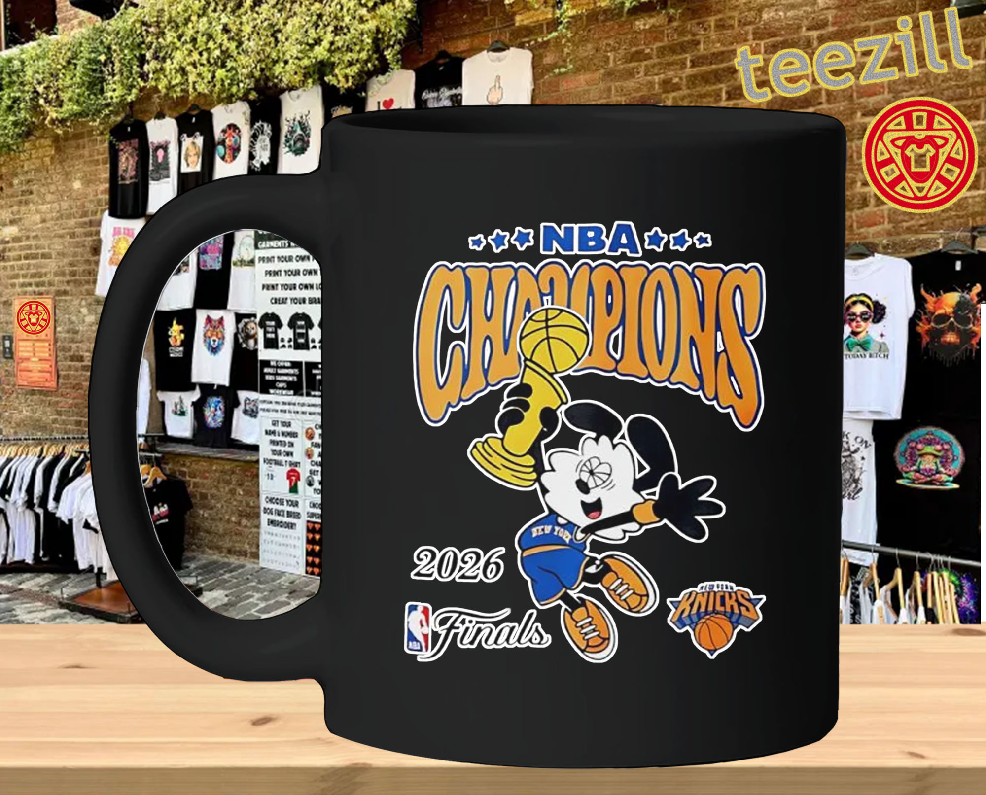 Fanatics Knicks Verdy 2026 NBA Championship mug