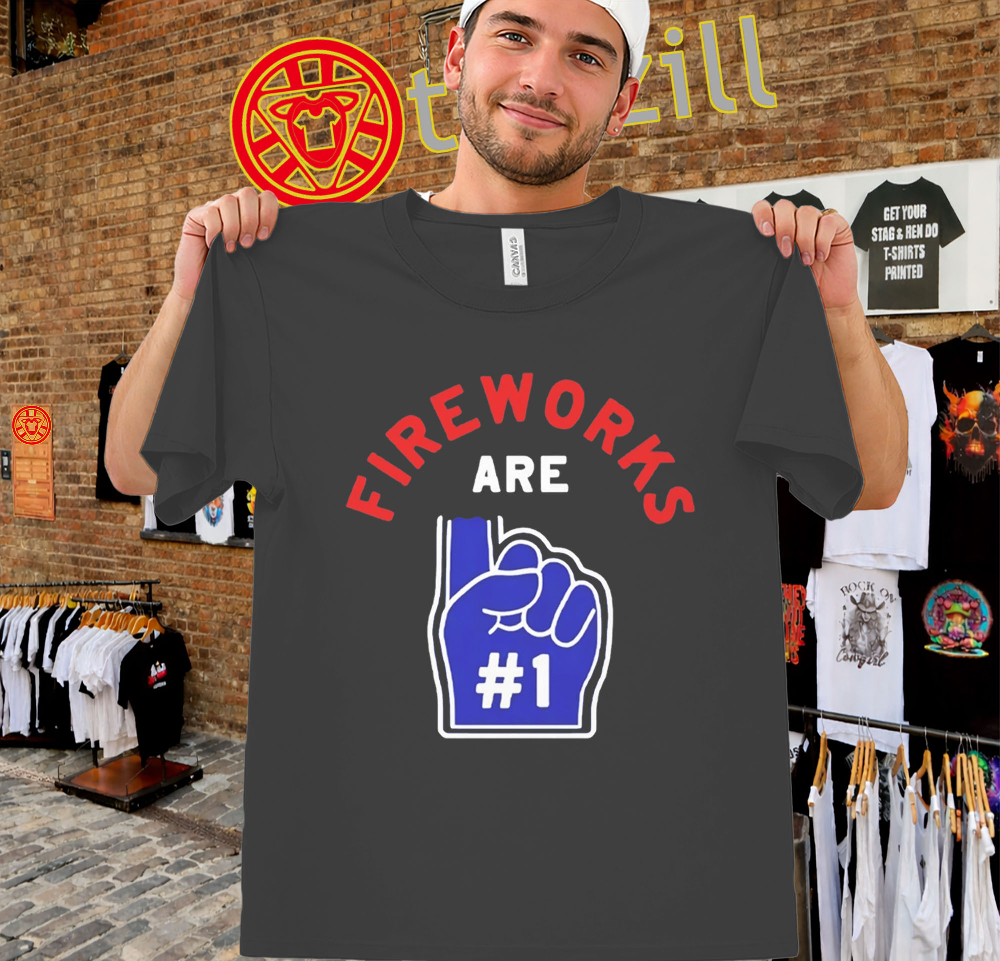 Fireworks Are Number 1 Shirt - Funny 4th of July Tee-unisex