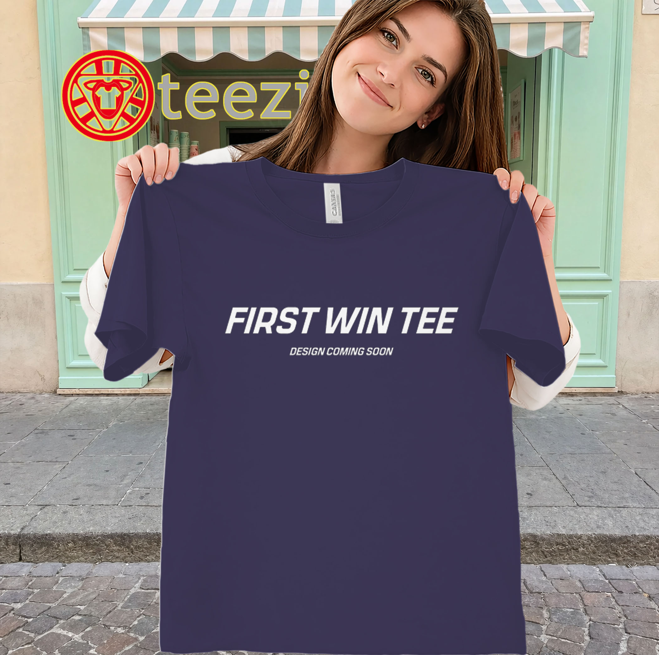 First Win Tee Shirt - Design Coming Soon Meme