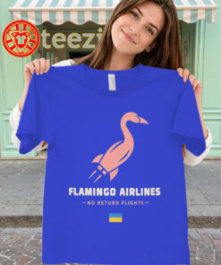 Flamingo Airlines No Return Flights Shirt – Viral Meme classic