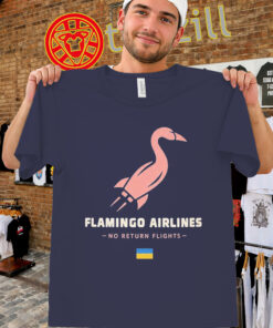 Flamingo Airlines No Return Flights Shirt – Viral Meme unisex