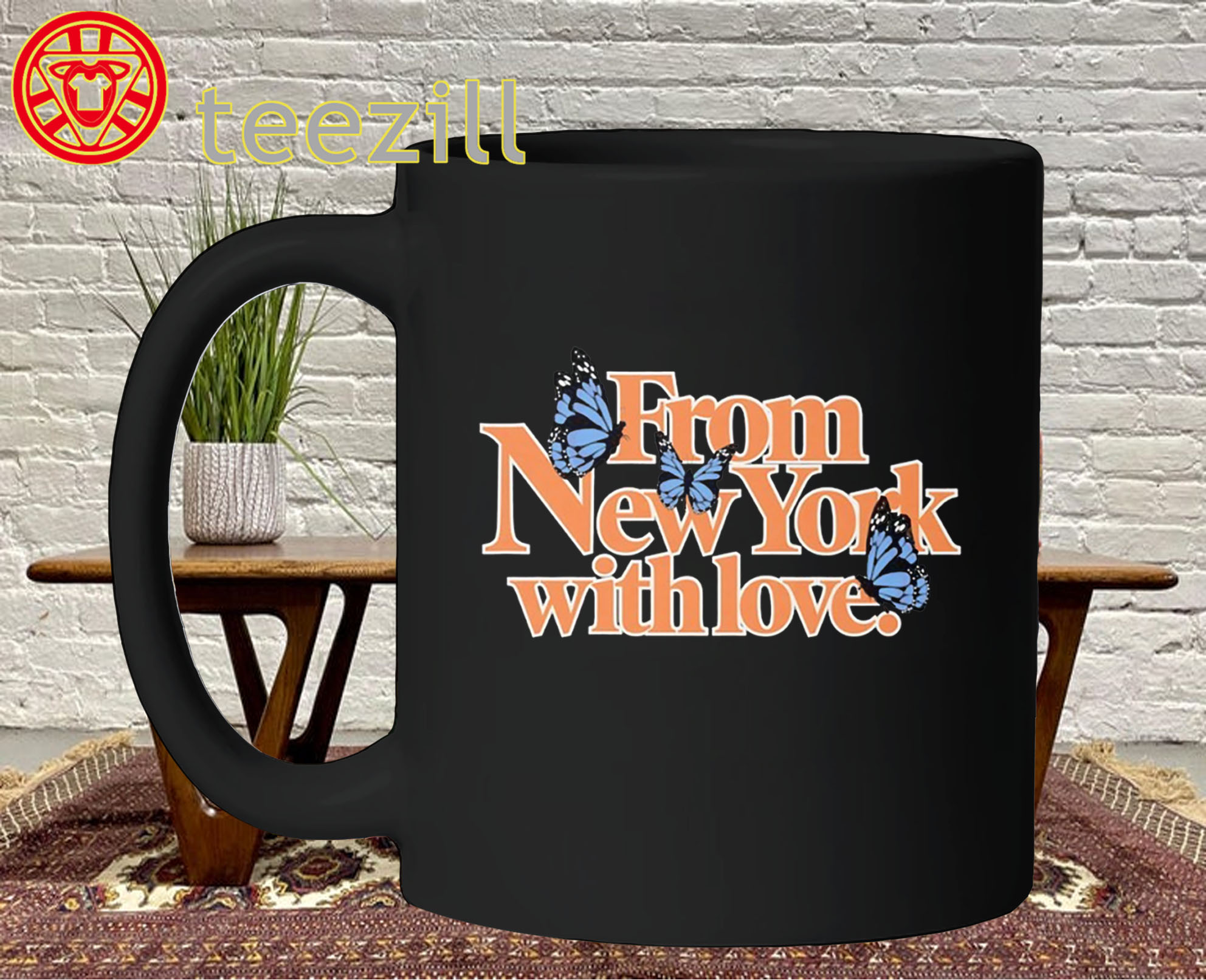 From New York With Love Shirt - New York Knicks Fan Mug
