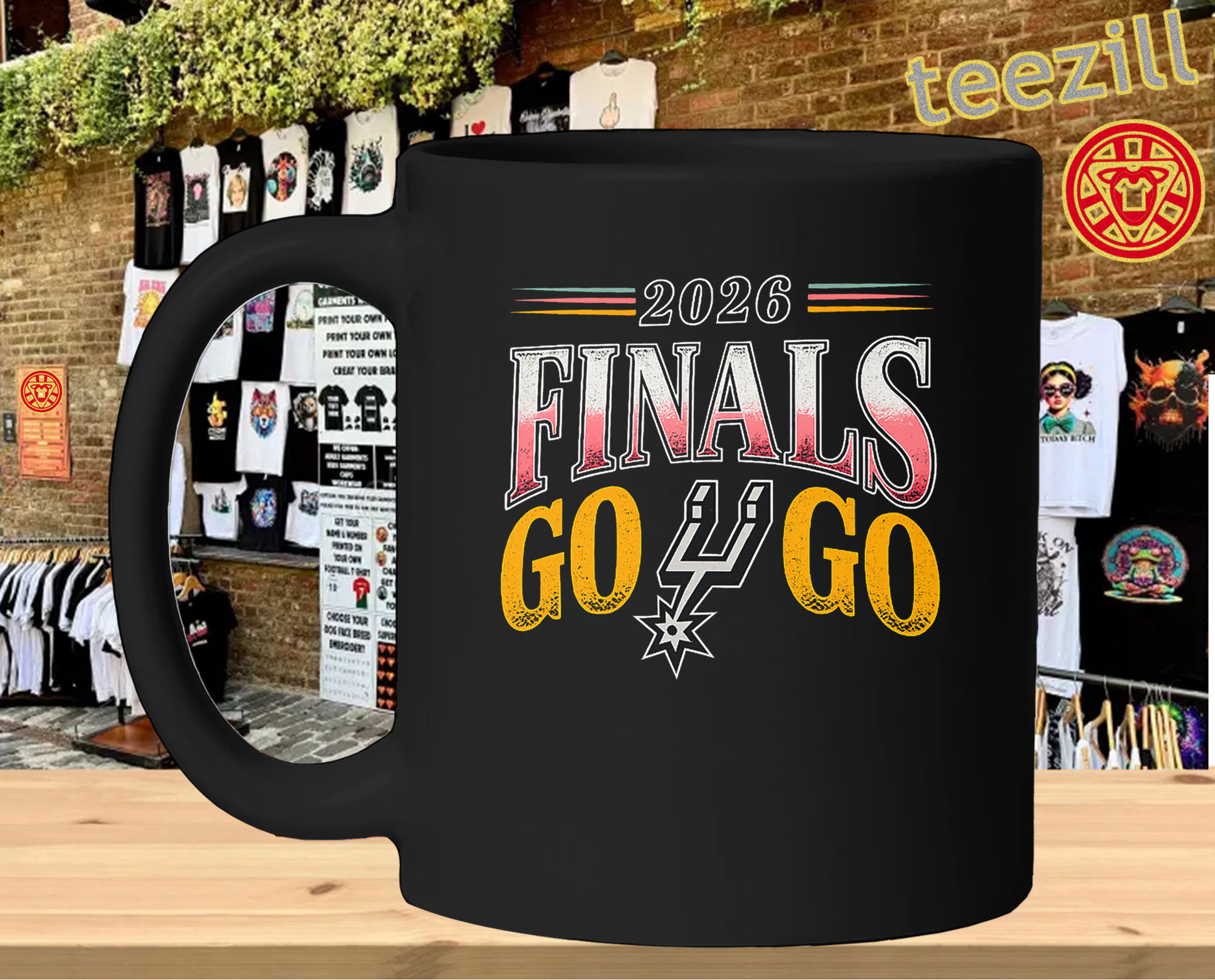 GO SPURS GO Finals Shirt - San Antonio Basketball 2026 mug