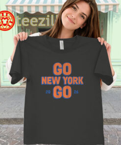 Go New York Go 2026 Shirt - NY Basketball Tees