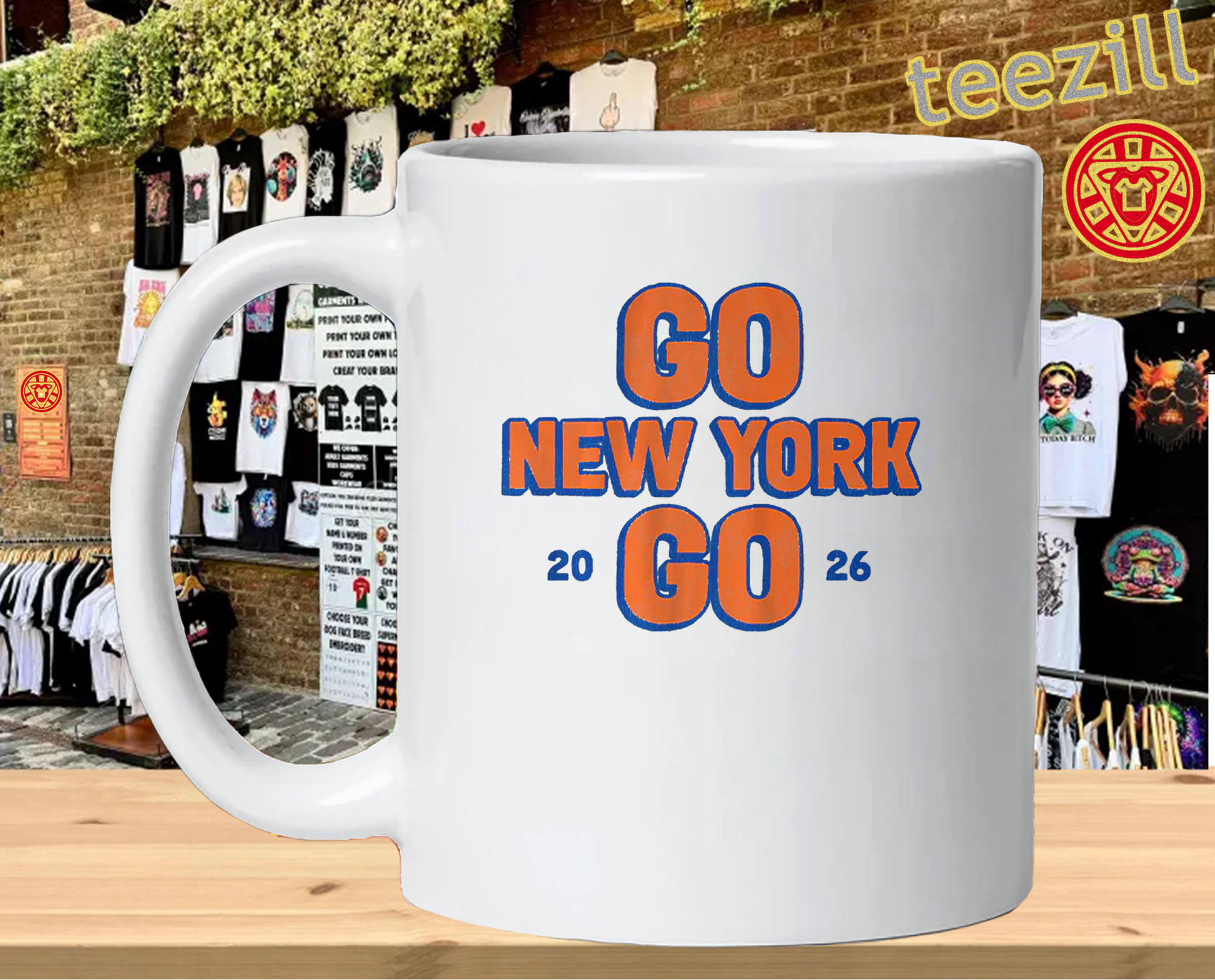 Go New York Go 2026 Shirt - NY Basketball mug