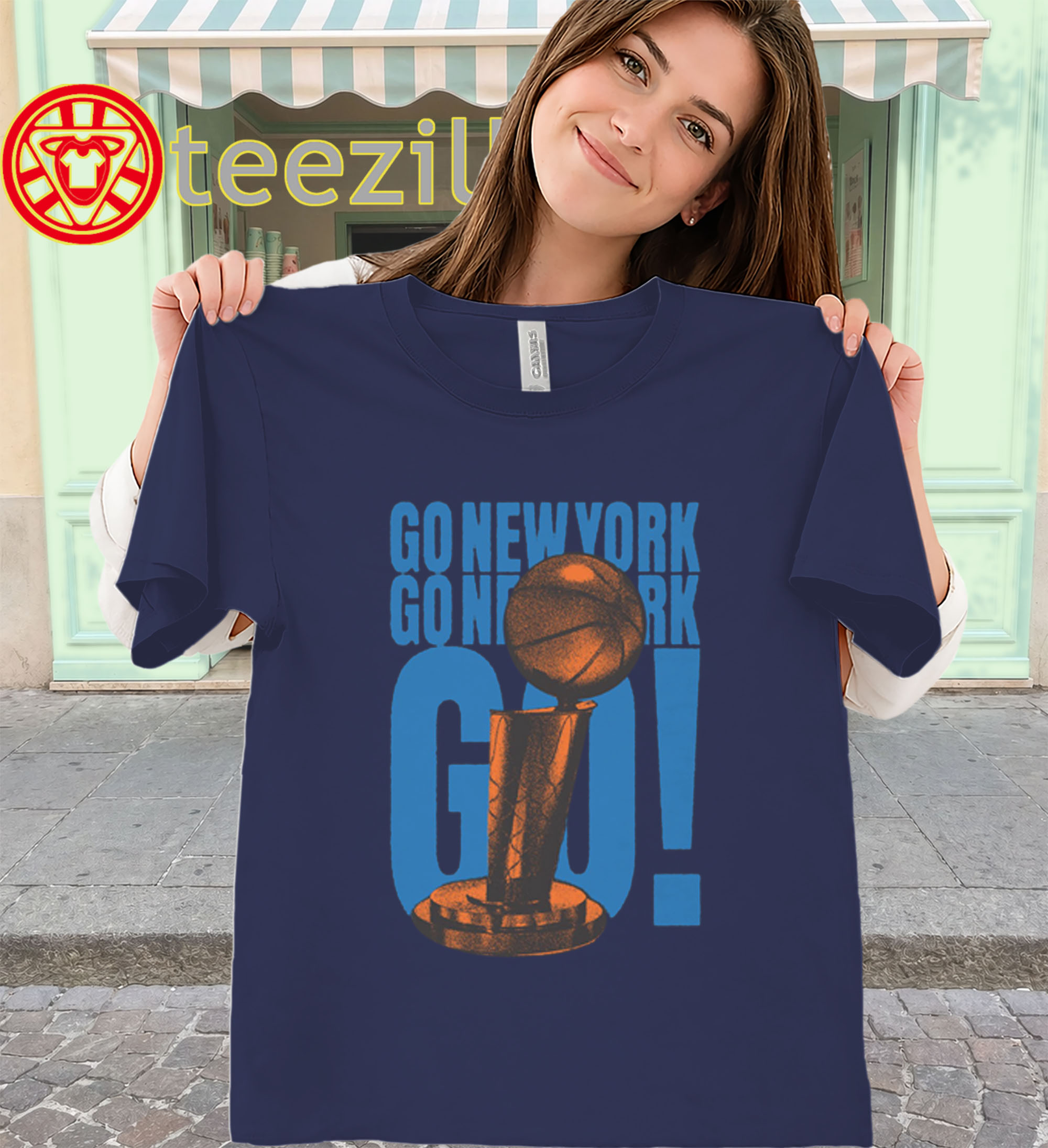Go New York Go Basketball Finals Trophy Shirt - Fan NY classic